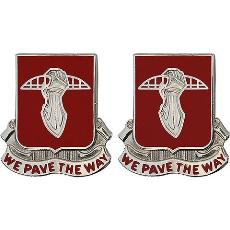17th Engineer Battalion Unit Crest (We Pave the Way)
